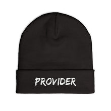 Load image into Gallery viewer, Provider Knit Beanie - Cozy Winter Hat, Embroidered Gift, Beanie for Him/Her, Stylish Cold Weather Accessory, Perfect for Casual Outfits
